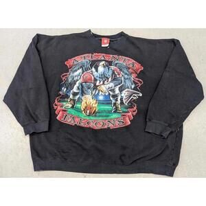 Y2K 2000s Atlanta Flacons NFL Crew Neck Sweater